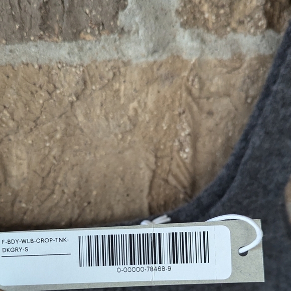 NWT Everlane The Cozy Stretch Tank Top Wool Yak Hair Blend Small Gray - Picture 4 of 8
